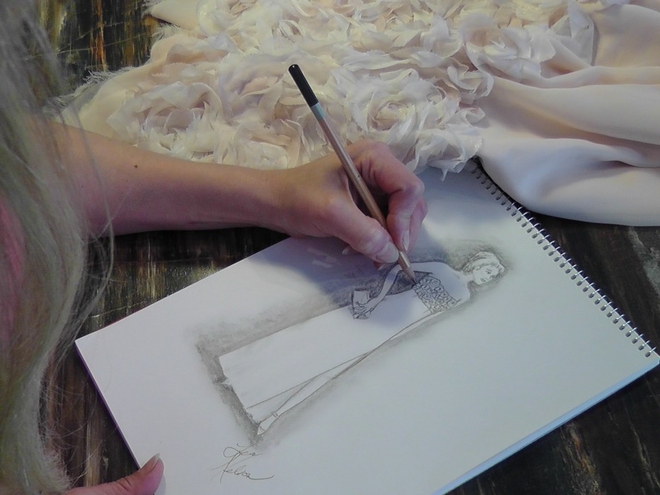 A sketch or two is made.