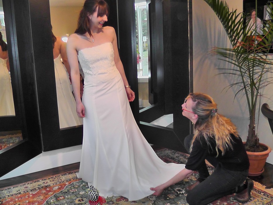 This is where the magic happens. It may take several fittings to get it just right!